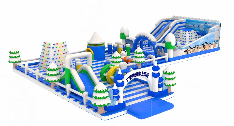 Customized  inflatable theme park snow theme park