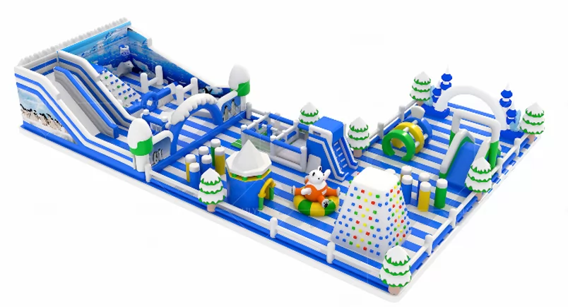 Customized  inflatable theme park snow theme park