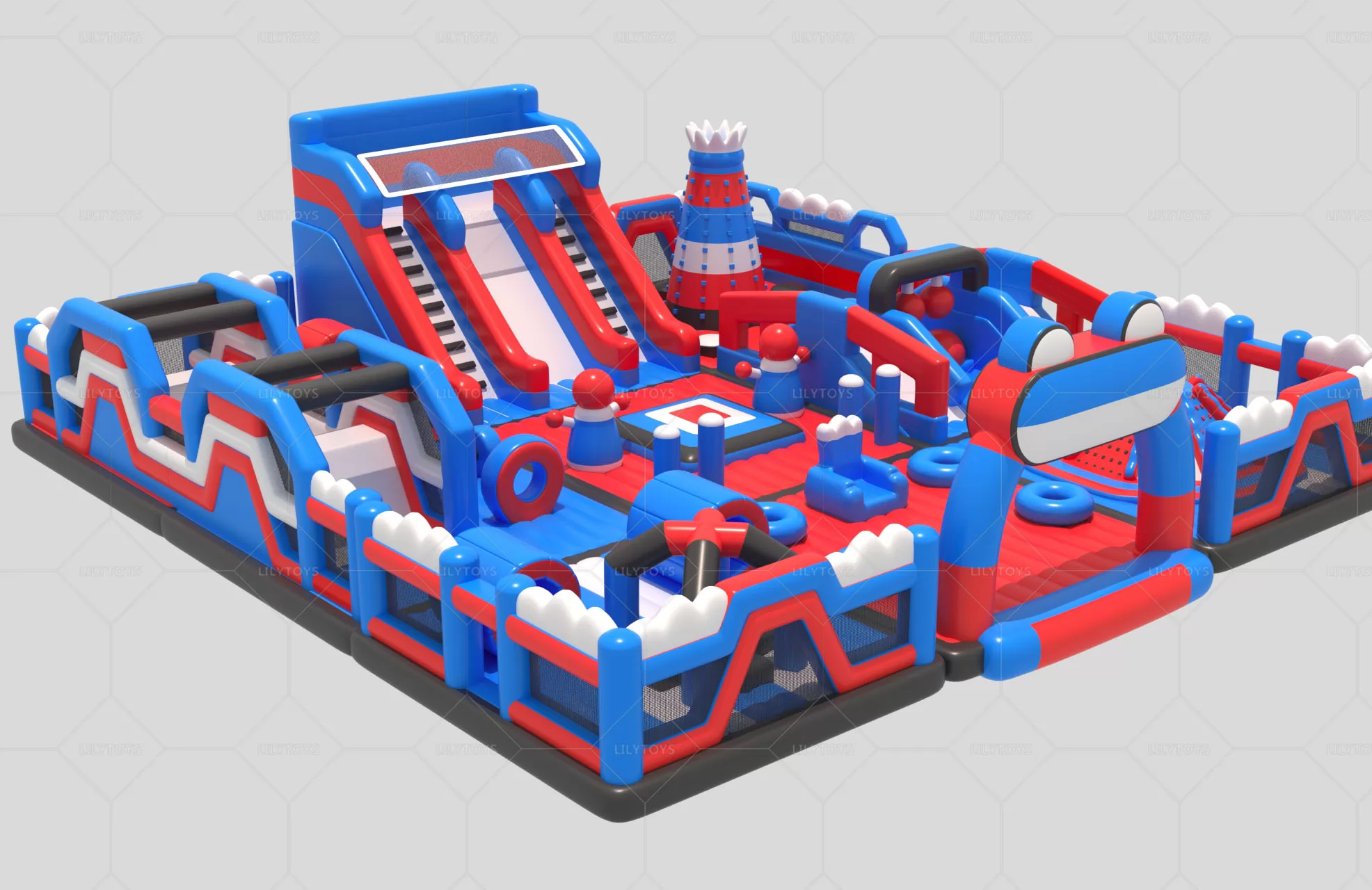 inflatable bounce park jump theme park