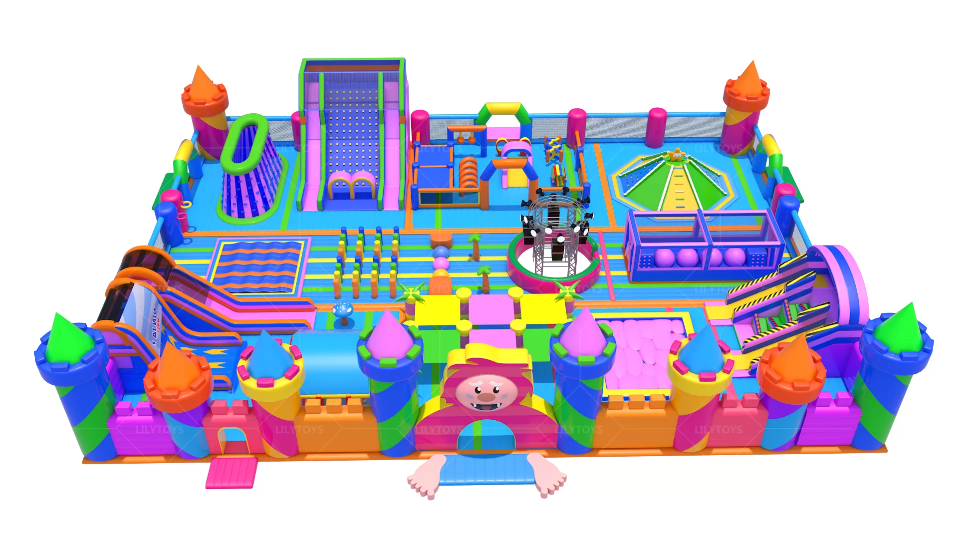 gaint inflatable bounce house bounce park