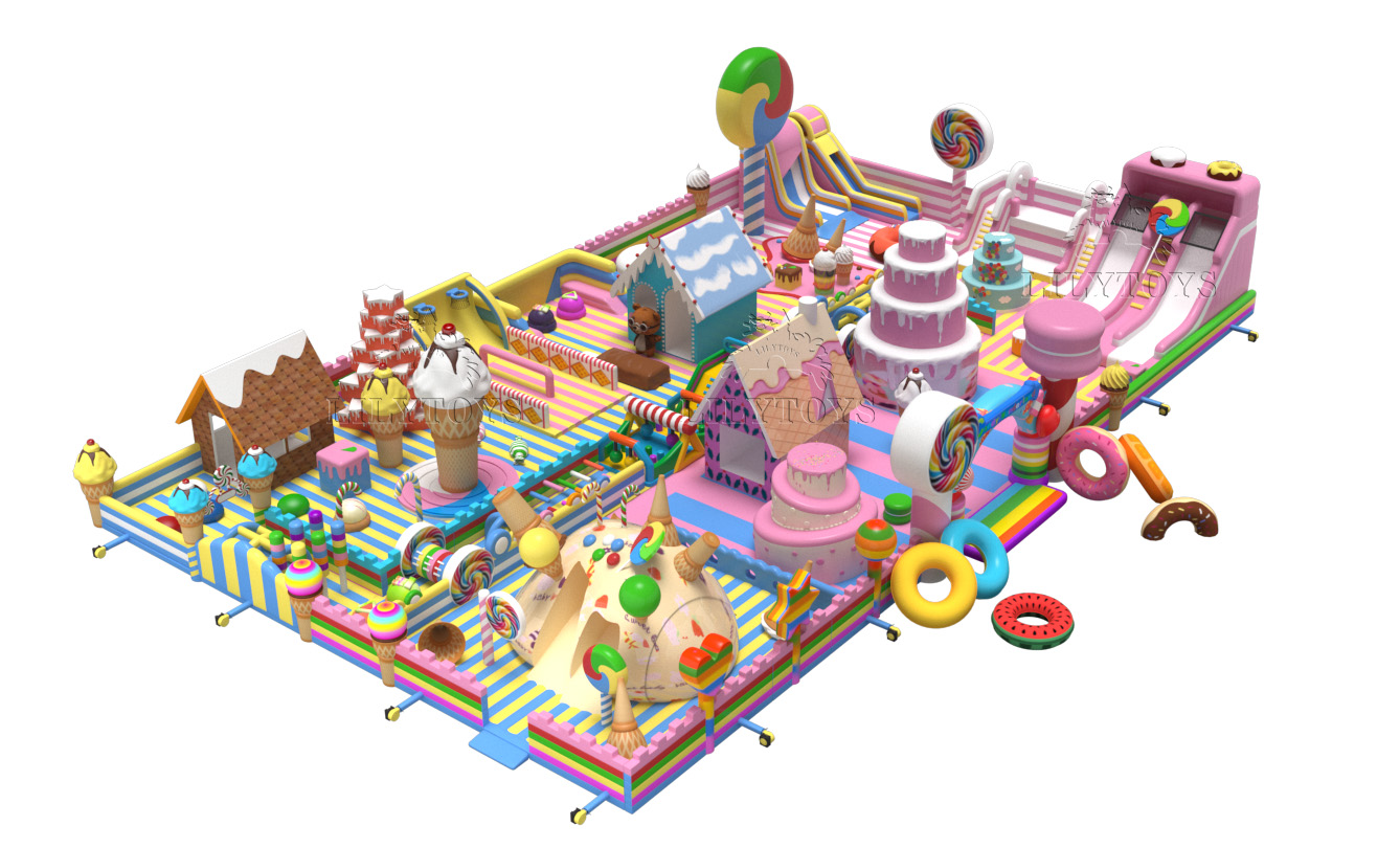 2026 New Candy-Themed Inflatable Castle