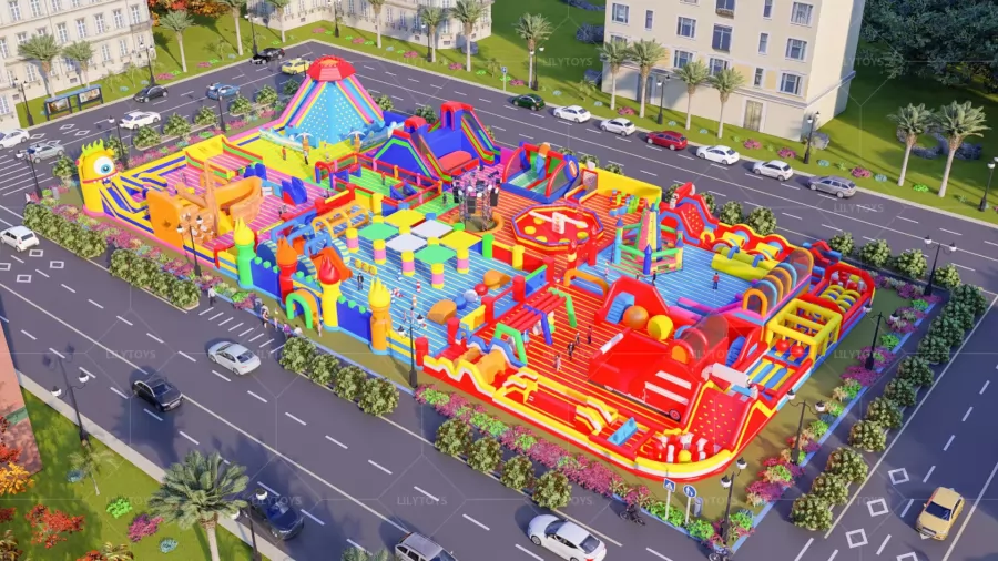 inflatable playground