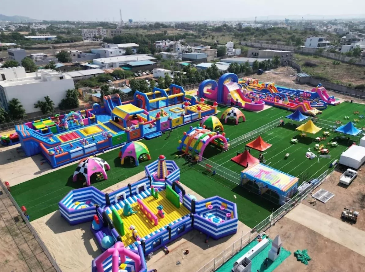The World’s Largest Inflatable Theme Park