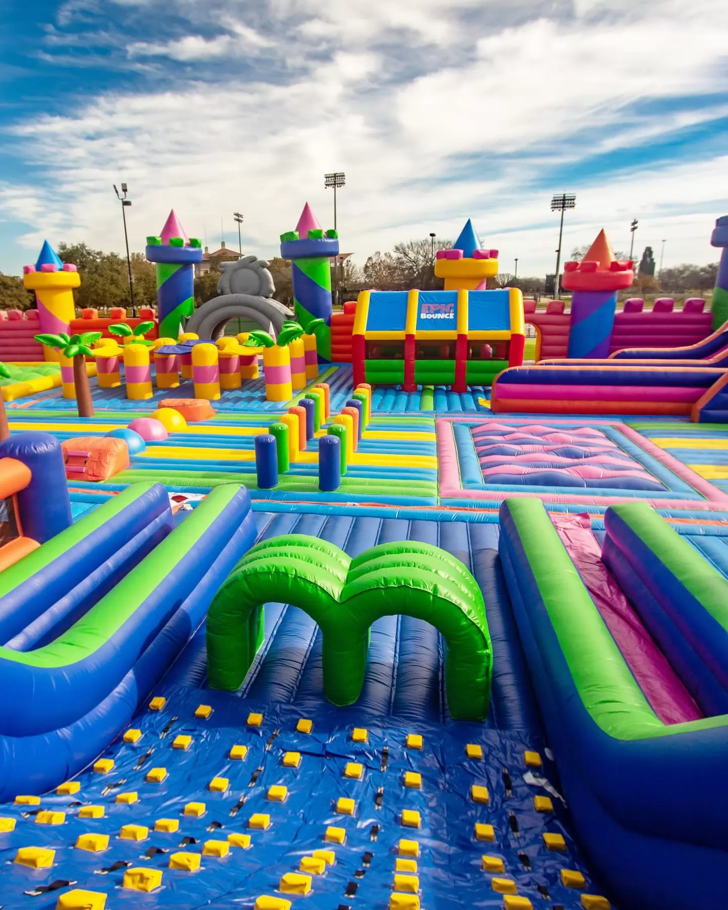 giant monster inflatable park for the united states