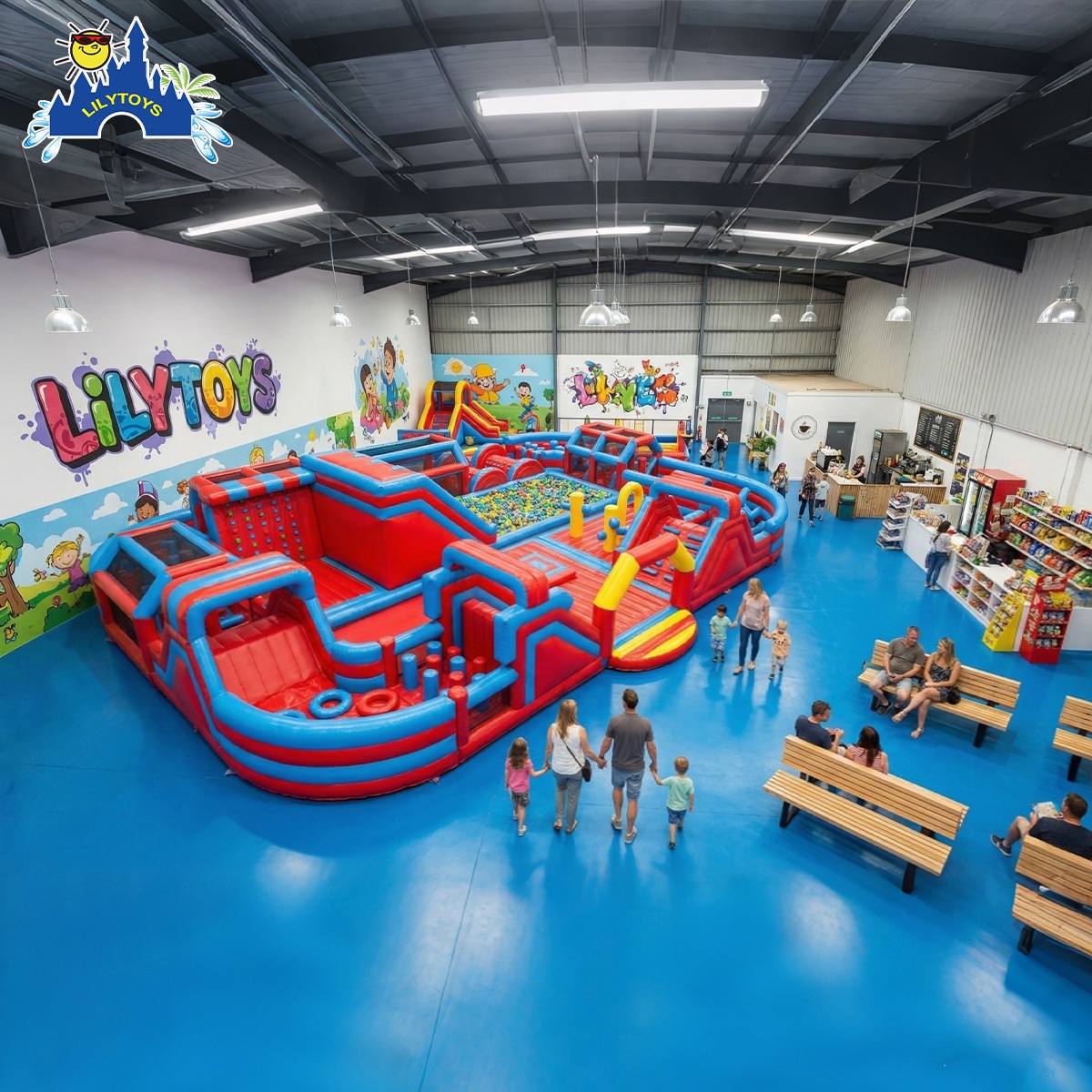 Commercial Indoor Inflatable Bouncy Park