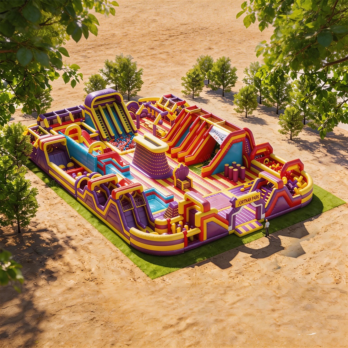 Giant Inflatable Bouncy Park