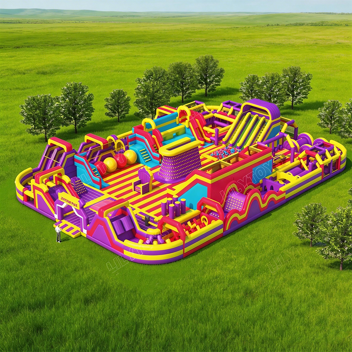 Giant Inflatable Bouncy Park