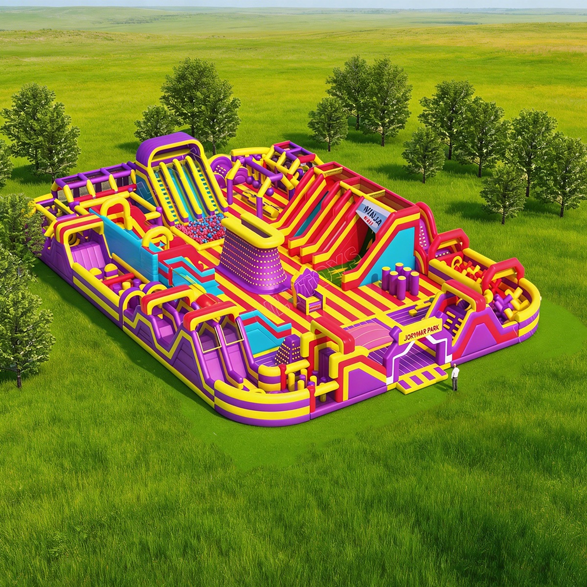 Giant Inflatable Bouncy Park