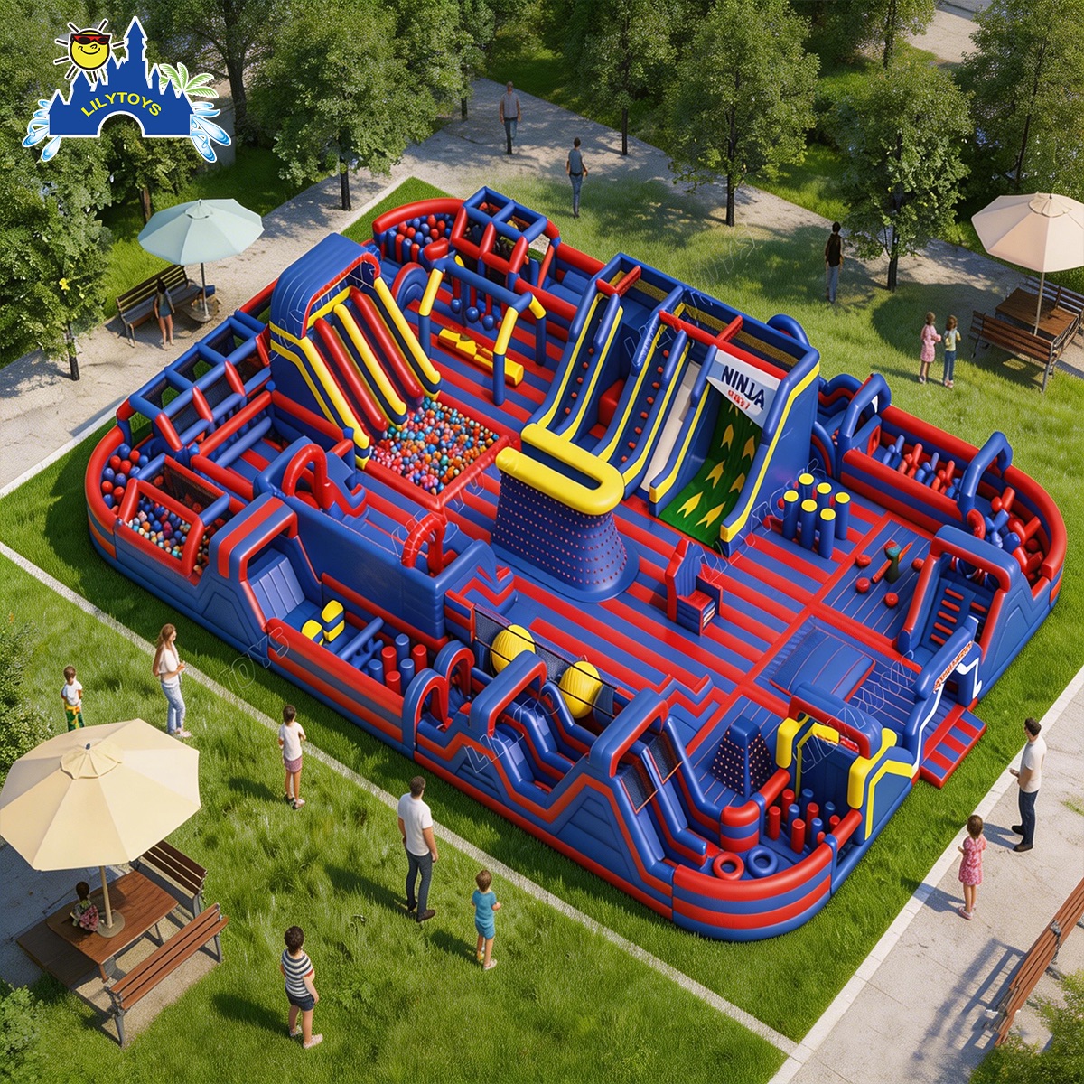 Commercial Inflatable Theme Park