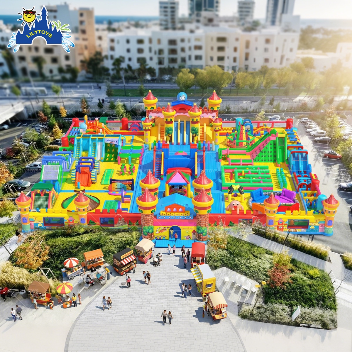 Commercial Giant Inflatable Park