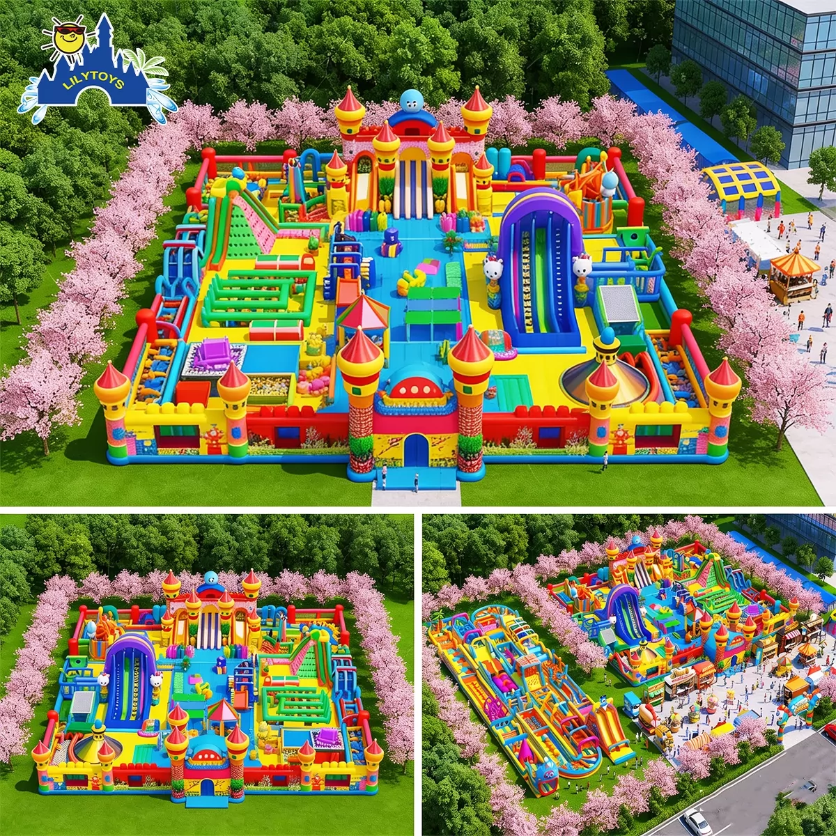 Giant Inflatable Bouncy Park