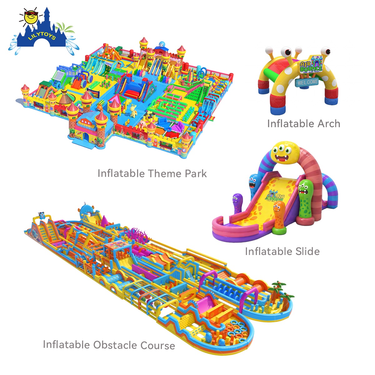 Commercial Giant Inflatable Park
