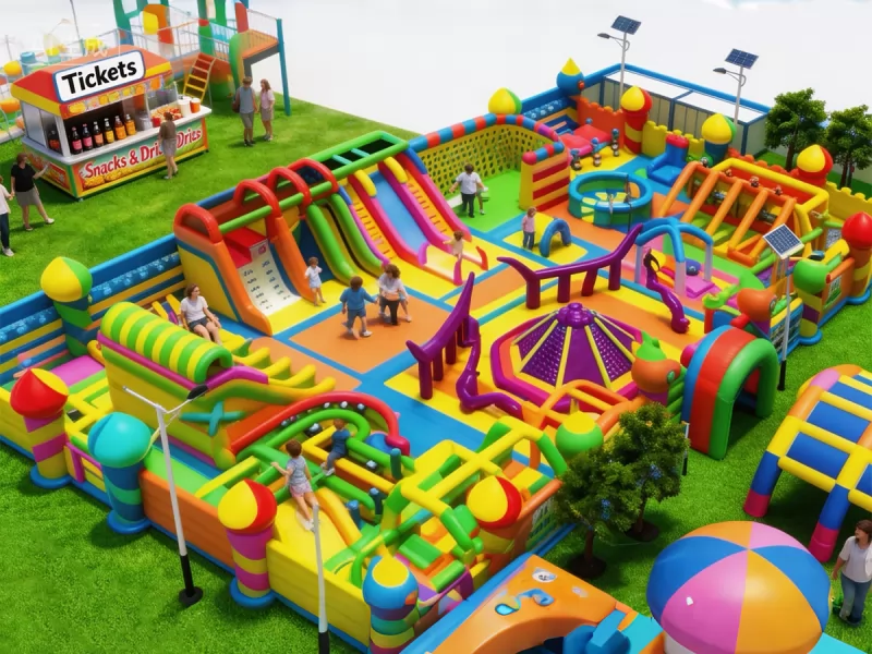 Commercial Inflatable Theme Park