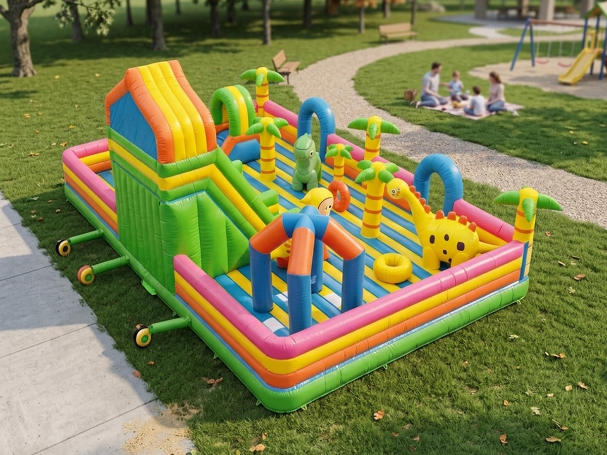 Dinosaur Theme Inflatable Fun City
