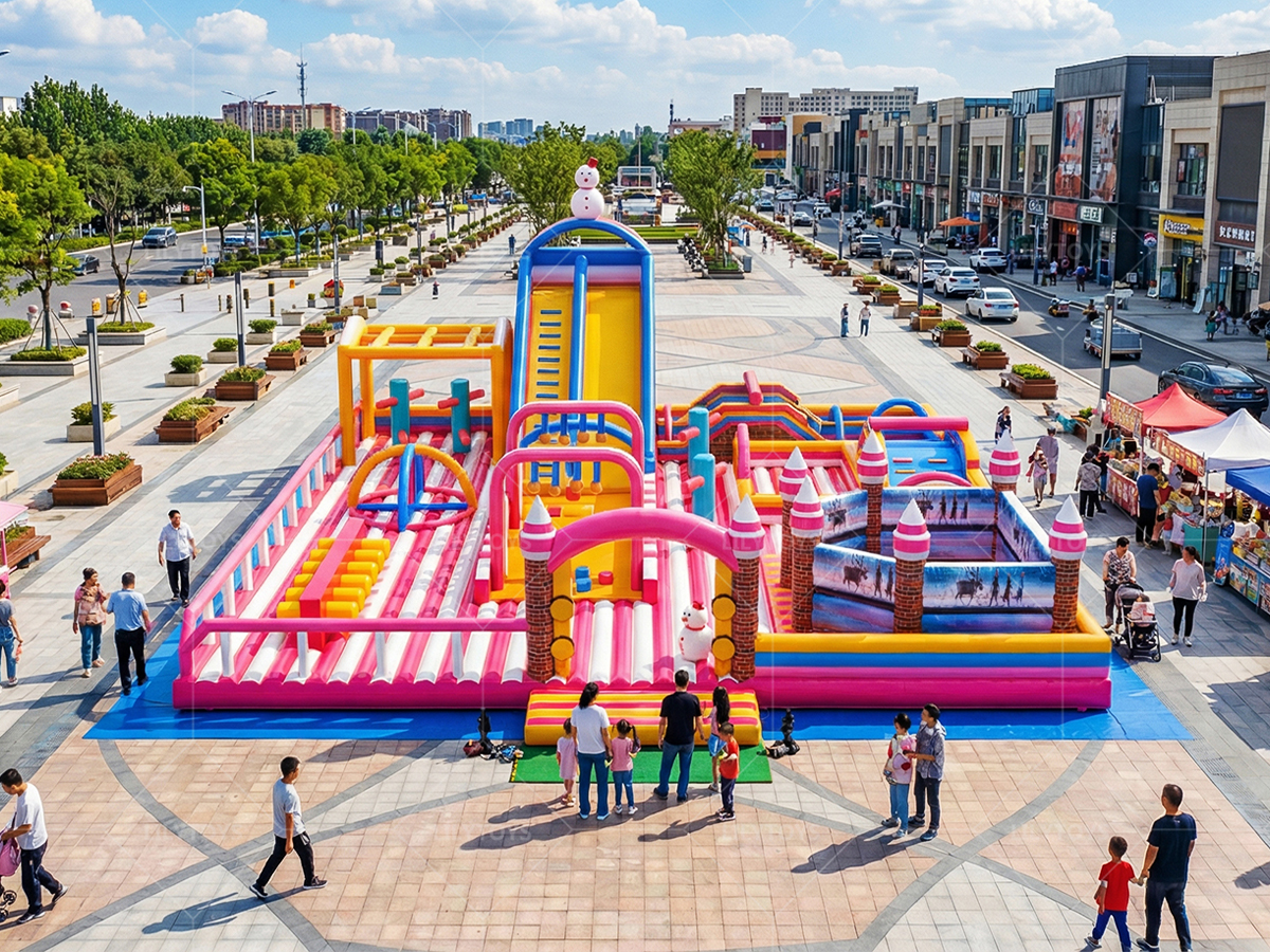 Outdoor Inflatable Fun City