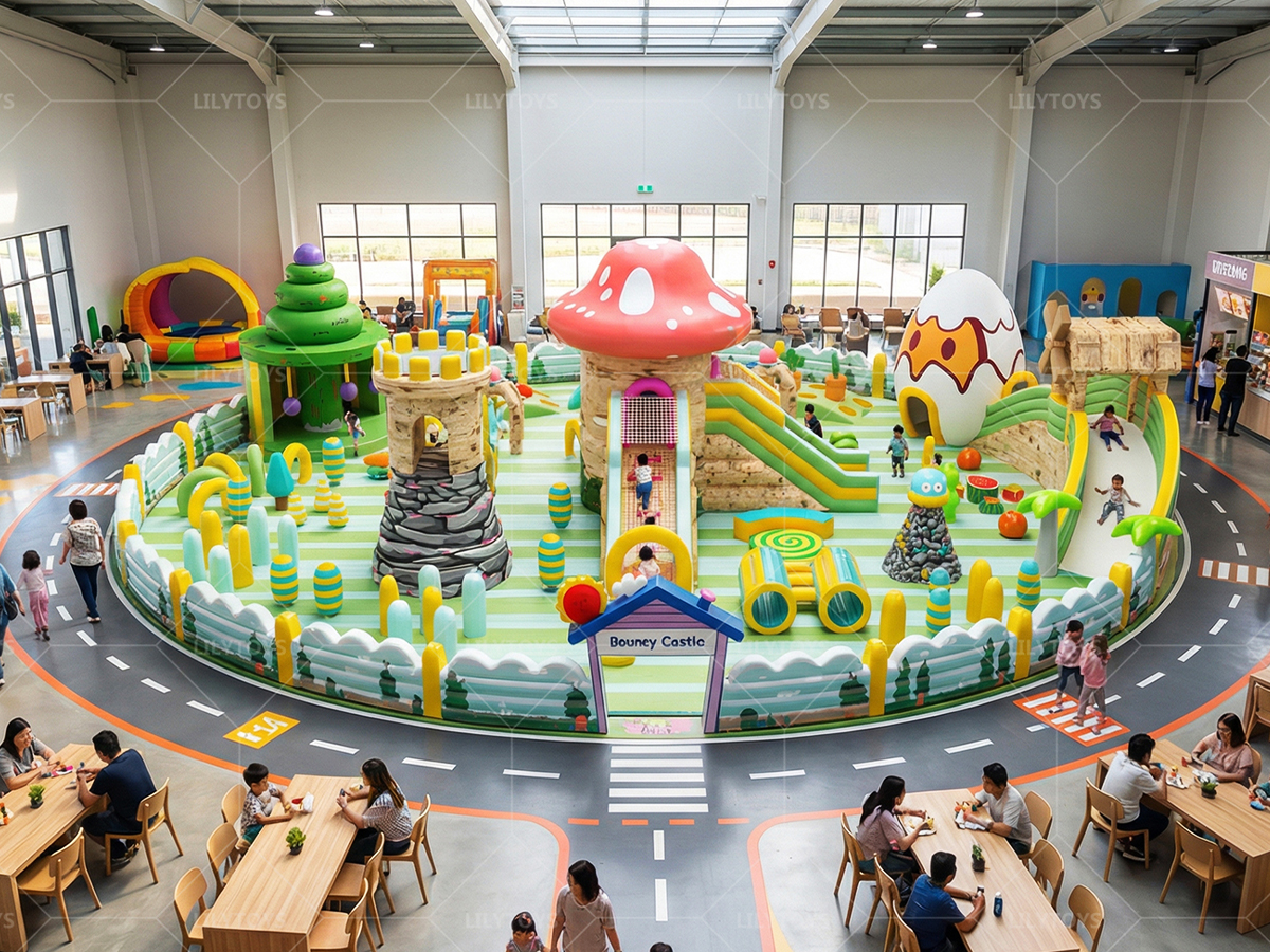 Colorful Inflatable Fun City