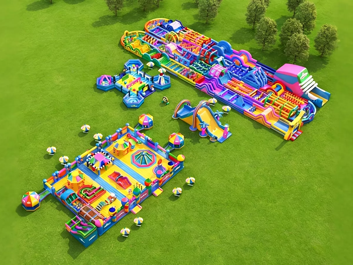 Giant Bouncy Carnival Theme Inflatable Park