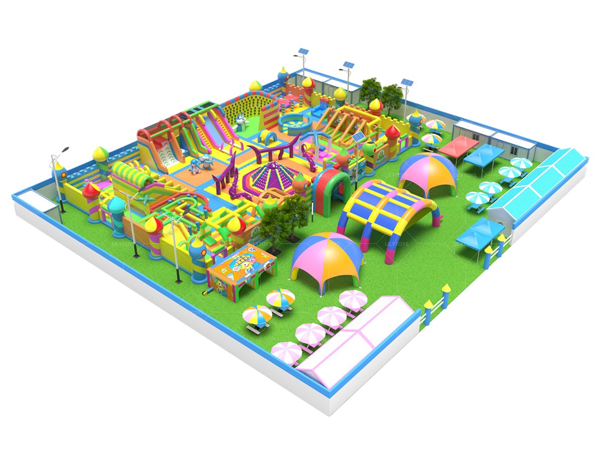 Commercial Giant Inflatable Park