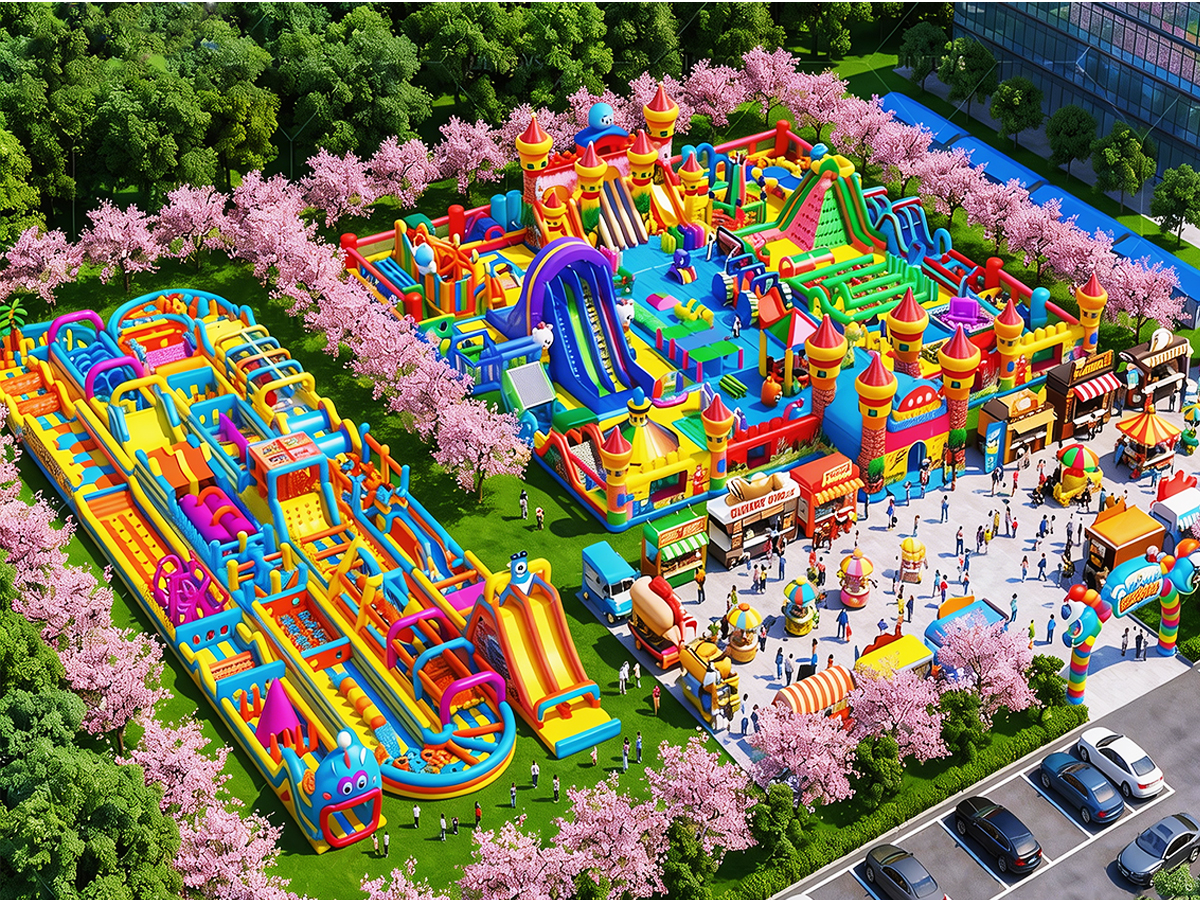 Giant Inflatable Bouncy Park