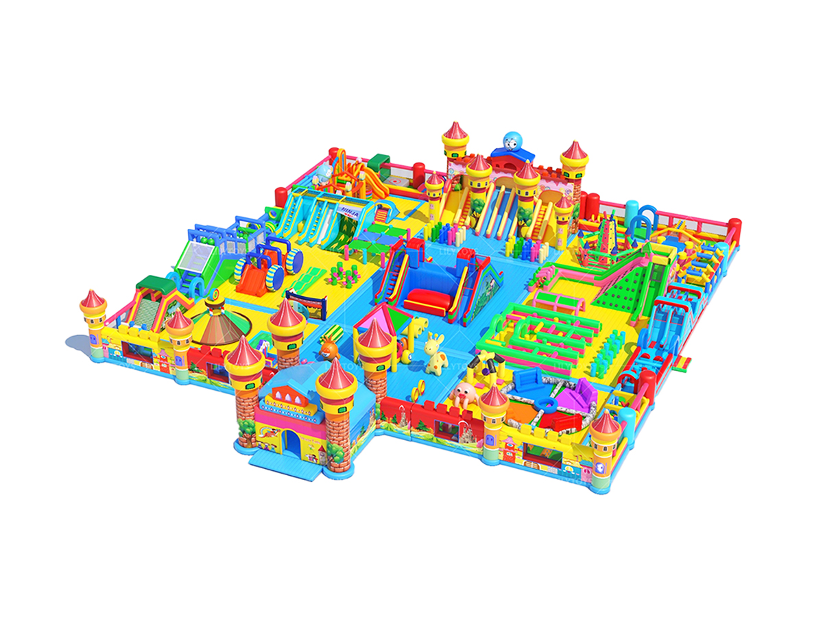 Colorful Inflatable Park