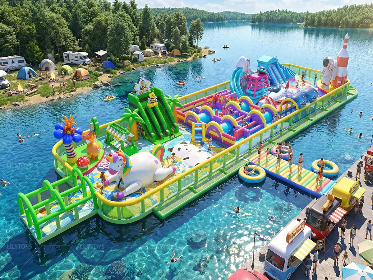 Floating Bouncy Park